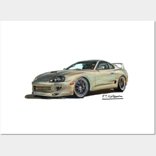 Toyota Supra MK4 Posters and Art